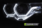 Preview: Xenon LED Tagfahrlicht Angel Eyes Scheinwerfer für BMW 3er F30/F31 11-15 chrom